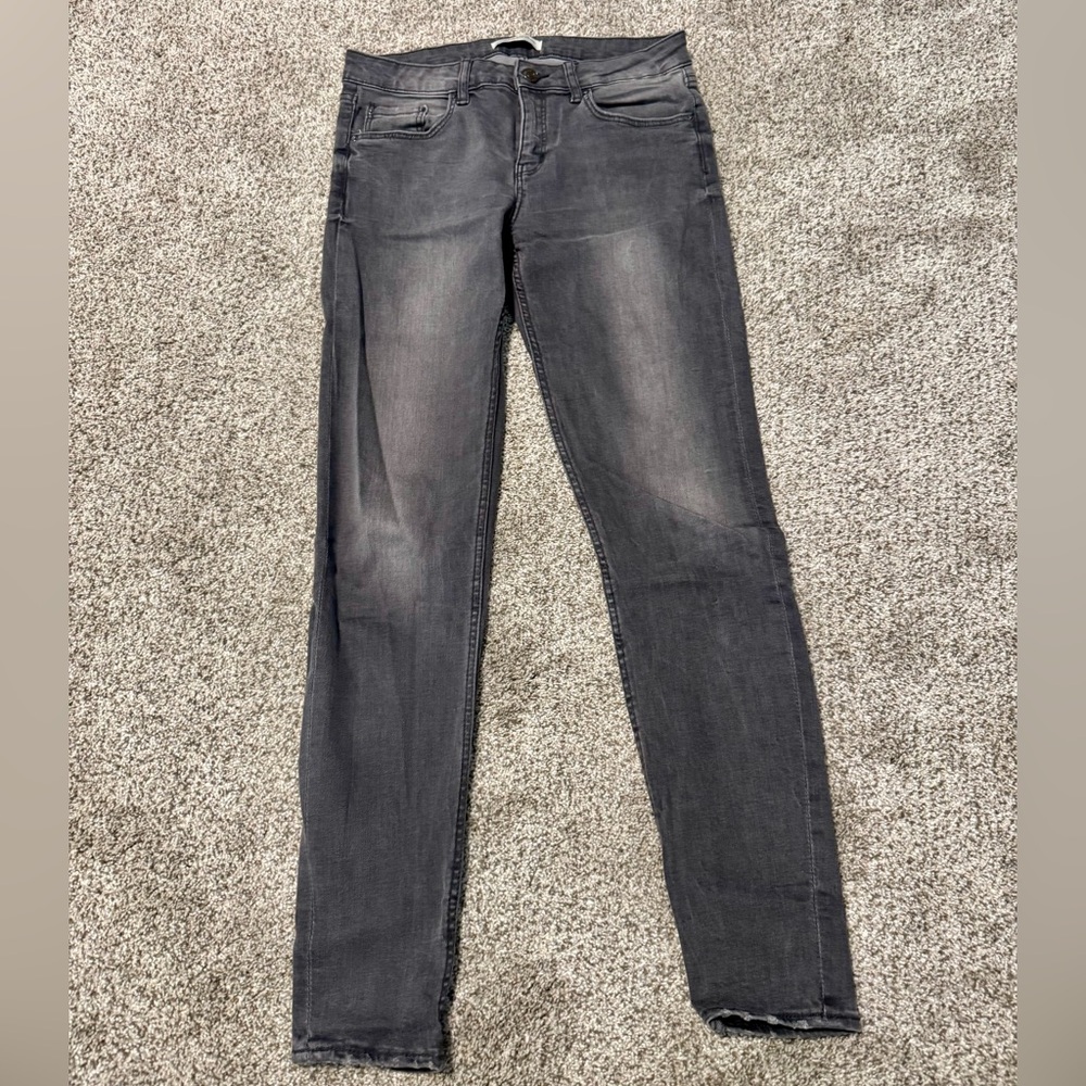 Zara Dark Gray Skinny Jeans